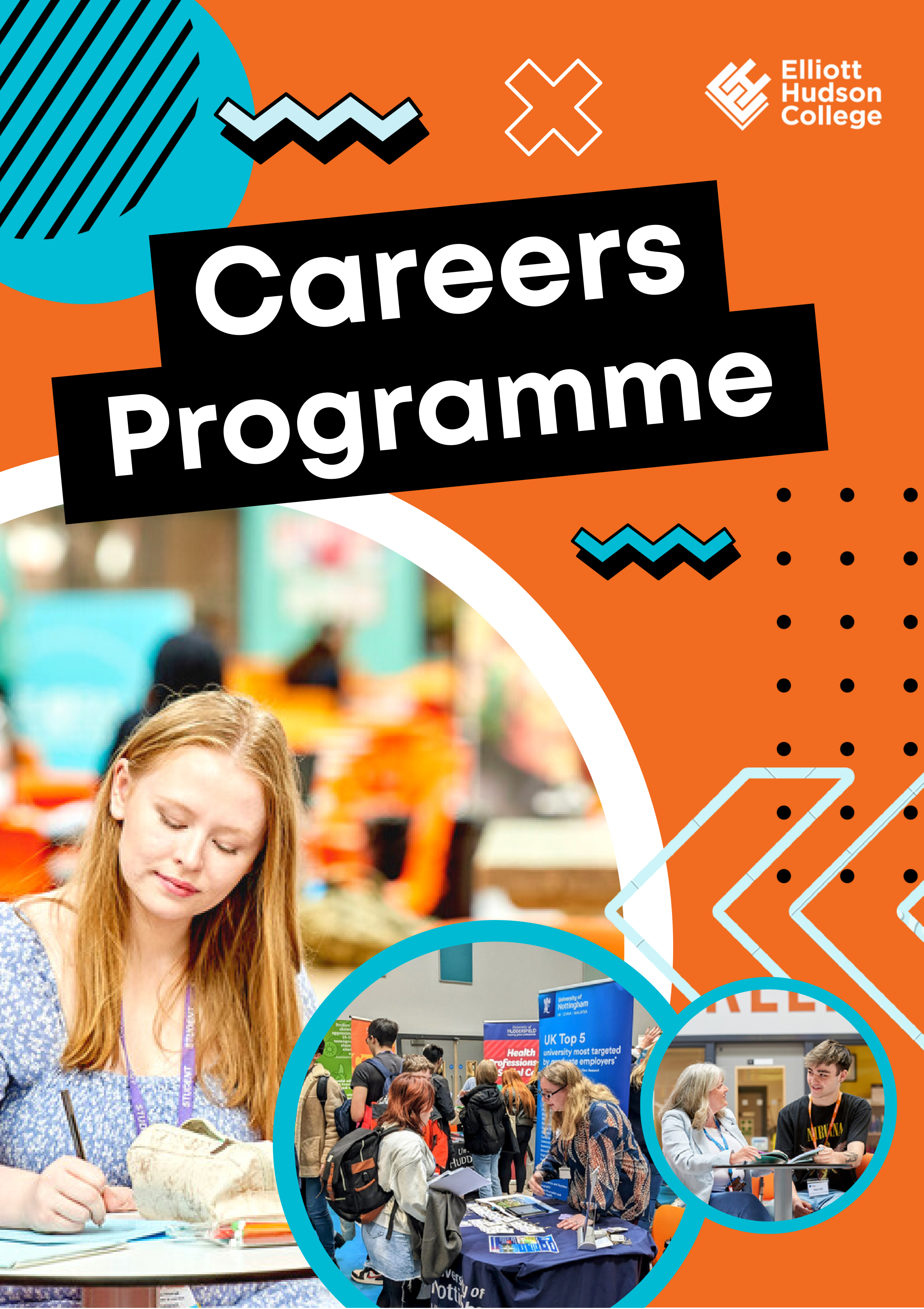 Cover art for the careers programme booklet for EHC